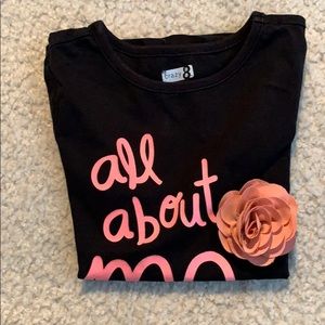 Crazy 8 black and pink shirt